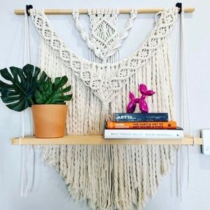 NEW 🤍 Macrame Shelve